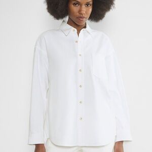 Denim Forum Cream Button-Up Shirt